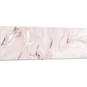 Obraz Obraz na skle do obýváku ložnice 90x30 abstrakce obrazy na zeď sklo