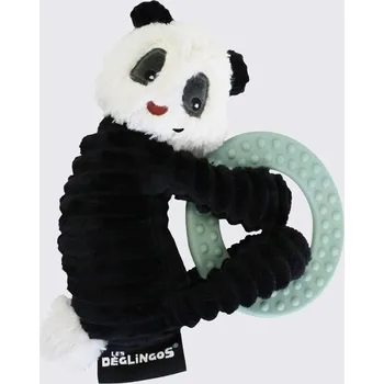 Smyslové kousátko s maskotou panda 22 cm DEGLINGOS