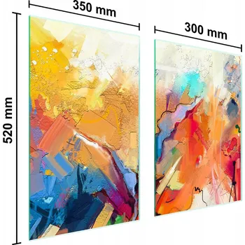 Kuchyňské prkénko Krájecí deska TMK ArtDeko sklo 2 ks