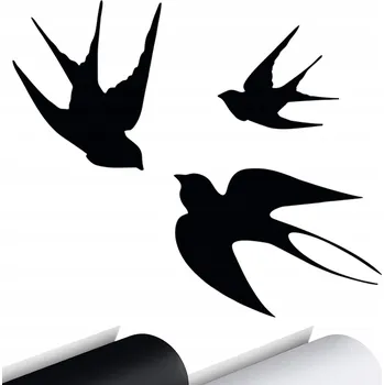 Samolepicí dekorace na vozidlo NÁLEPKA na auto PTÁCI Vlaštovky Vlaštovka 15x13