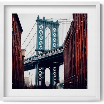Obraz Závěsný obraz na zeď dekorace do bytu Architektura města most 50x50 cm