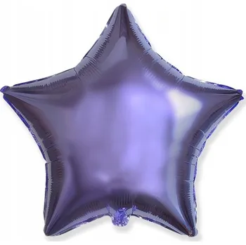 Balónek Fóliový balónek Flexmetal - metalická hvězda, fialová
