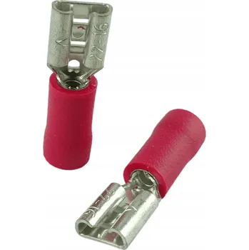 Elektrický konektor 30x Izolovaná samičí koncovka, plochý konektor 4,7 mm