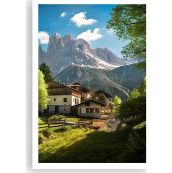 Obraz Plakát na zeď bez rámu 70x100 hory foto-obraz plakáty do obývacího pokoje ložnice