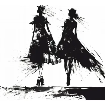 Plakát Plakát Inkoustová Kresba bez rámu 91,5 x 61 cm