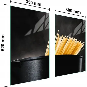 Kuchyňské prkénko Krájecí deska TMK ArtDeko sklo 2 ks