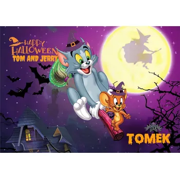 Puzzle Puzzle s pohádkovým motivem Halloween + jméno, 252 dílků