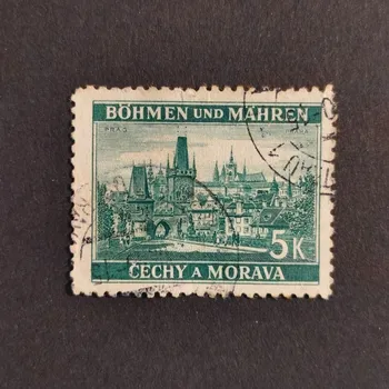 Sběratelství Známka Protektorát Čechy a Morava, 5K, Pof.38#