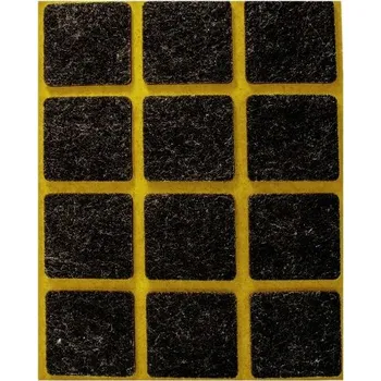 Podložka pod nábytek Filcové podložky Andpol černé 28x28 mm 12 ks