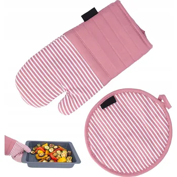 Chňapka Kuchyňská chňapka + žáruvzdorné ochranné rukavice silné odolné do kuchyně 2v1