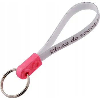PŘÍVĚSEK NA KLÍČE NA POPRUHU - KLÍČ KE ŠTĚSTÍ