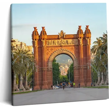 Obraz Obraz na plátně Krásný potisk do pokoje Vítězný oblouk Barcelona Katalánsko