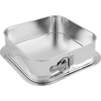 Forma na pečení FORMA NA DORT PLECH NA PEČENÍ ČTVERCOVÝ 25 CM