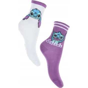 Dámské ponožky 2 páry ponožek pro dívky Disney Stitch vel. 35/37