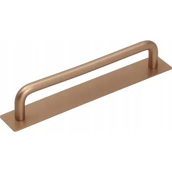 Nábytkové kování Nábytková úchytka GAMET US33 růžovo-zlatá saténová 128mm