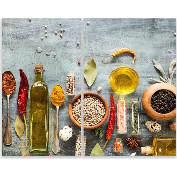 Kuchyňské prkénko Skleněná Ochranná Deska a Krájecí Prkénko | Indukce, Sporák ds-0153