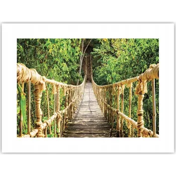 Obraz Obraz plakát do obýváku ložnice 40x30 džungle foto na zeď bez rámu