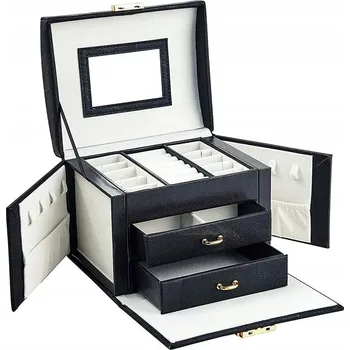 Šperkovnice Černá taška na šperky Hoppline