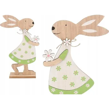 Velikonoční dekorace ZAJÍC ZAJÍČEK VELIKONOČNÍ DŘEVĚNÝ VELKÝ FIGURKA