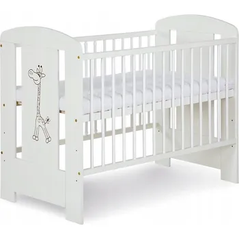 Dětská postýlka Postýlka Klupś Meble Dziecięce Safari 60 x 120 cm bílá