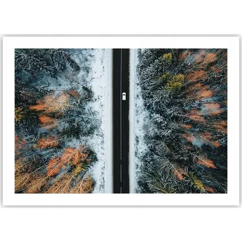 Obraz Plakát bez rámu do obýváku ložnice 70x50 krajina moderní módní obraz