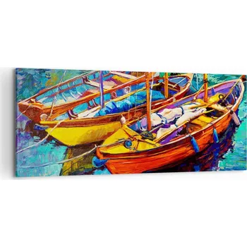 Obraz Foto obraz na plátně canvas 100x40 loď do obýváku ložnice na zeď velký