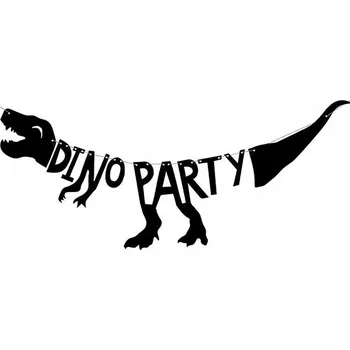 Girlanda Dinosaurus Barevný Banner Dino 20x90 cm na Párty