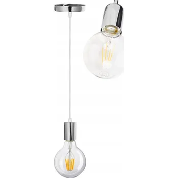 Závěsné stropní svítidlo Závěsné svítidlo loft chrom na 1x E27