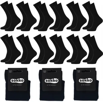 Pánské ponožky Sokko Ponožky černé velikost 45-47
