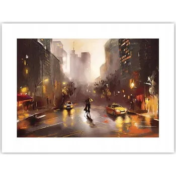 Obraz Obraz plakát do obýváku ložnice 40x30 New York foto na zeď bez rámu