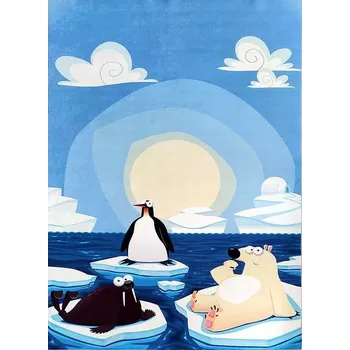 Koberec KOBEREC 120x180 PROTISKLUZOVÝ 1,2x1,8 PRATELNÝ