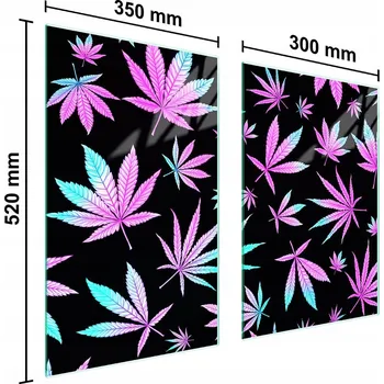 Kuchyňské prkénko Krájecí deska TMK ArtDeko sklo 2 ks