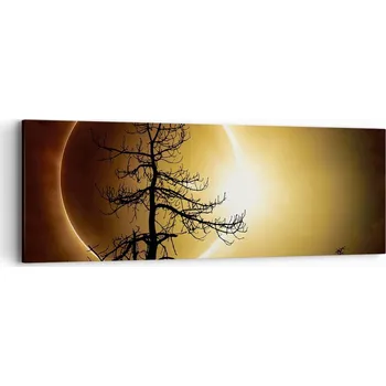 Obraz Obraz na plátně do obýváku ložnice 90x30 slunce foto obrazy na zeď