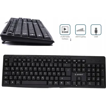 Klávesnice Membránová klávesnice KB-UM-107-DE