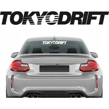 Samolepicí dekorace na vozidlo Samolepka Grafika na auto okno TOKYO DRIFT FAST SPEED 50x6