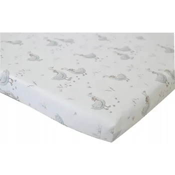 Prostěradlo PROSTĚRADLO BAVLNĚNÉ S GUMOU DO POSTÝLKY 140X70