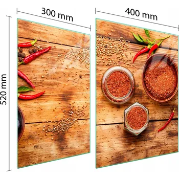 Obraz Krájecí deska TMK ArtDeko sklo 2 ks