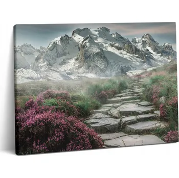 Obraz Obraz na plátně na zeď do posilovny Hobby Kamenná cesta v horách 80x60 cm