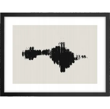 Obraz Obraz plakát v černém rámu do obýváku 40x30 moderní foto na zeď