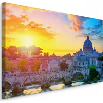 Obraz Obraz do obýváku výhledy slunce Itálie Řím 70x50