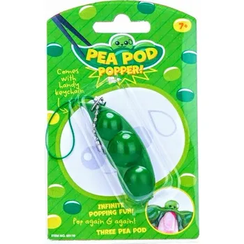 HRAČKA ANTISTRESOVÁ PUSH BUBBLE FAZOLKA PŘÍVĚSEK NA KLÍČE
