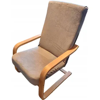 Napínací potah Elastický potah na křeslo FINKA Agata BAKU, světle šedý, velurový, silný