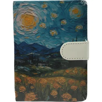 SEŠIT S LINKAMI OLEJOVÉ OBRAZY ZÁPISNÍK NOTES UMĚLCE PEVNÁ VAZBA A5