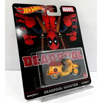 autíčko Koloběžka Deadpool Marvel Hot Wheels 1:64