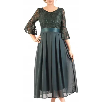 Dámské šaty Carla Moreno šaty společenské maxi velikost 50