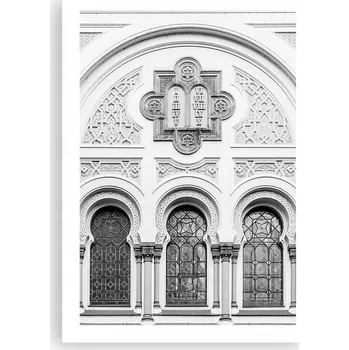 Obraz Plakát bez rámu do obýváku, ložnice 50x70 architektura moderní obraz