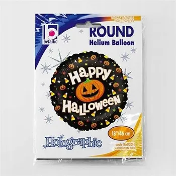 Balónek Fóliový BALÓNEK HAPPY HALLOWEEN oranžová dýně