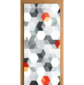 Fototapeta GEOMETRICKÁ 3D FÓLIE na dveře, nábytek, fototapeta