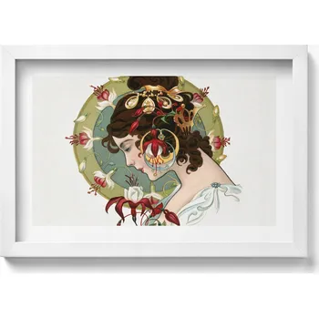 Obraz Dekorativní obraz na zeď do obýváku kuchyně Portrét krásné ženy 30x20 cm