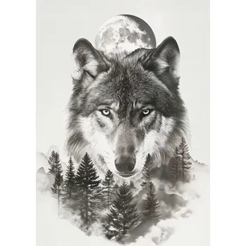 Plakát Plakát Duch vlčího lesa bez rámu 61 x 90,5 cm